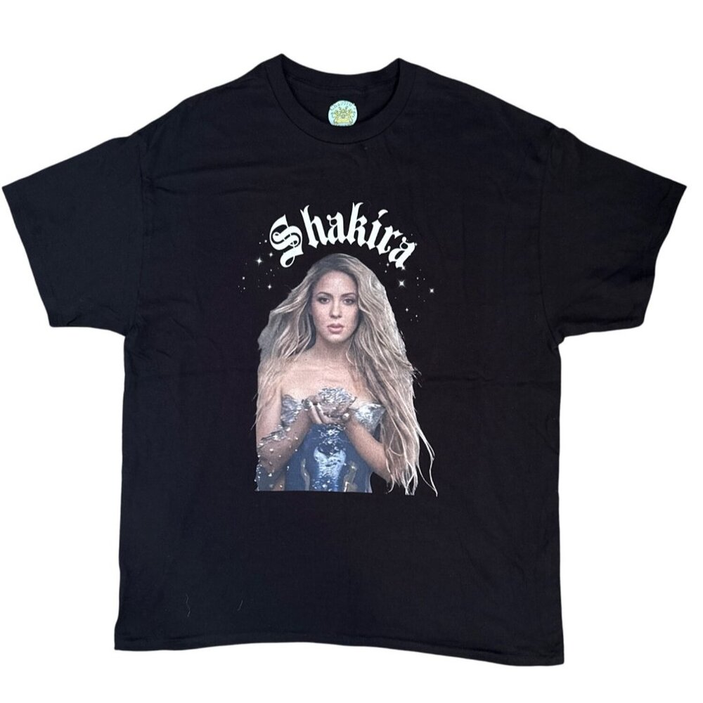 Shakira North America Concert T-Shirt Black Unisex XL Las Mujeres Ya No Lloran T